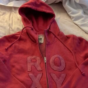 Roxy Kids Fuchsia Zip-Up Hoodie